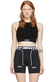 Off-White - Black Active Crop Top
