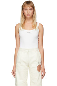 Off-White - White Open-Back Tank Top