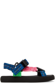 Off-White - Navy & Pink Micro Trek Sandals