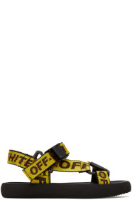 Off-White - SSENSE Exclusive Yellow Micro Trek Sandals