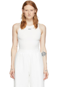 Off-White - White Open-Back Bodysuit