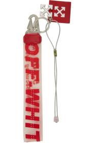 Off-White - SSENSE Exclusive Red Rubber Keychain