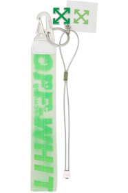 Off-White - SSENSE 独家发售绿色橡胶钥匙扣