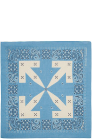 Off-White - Blue Bandana Scarf