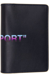 Off-White - SSENSE Exclusive Black Quotes Passport Holder