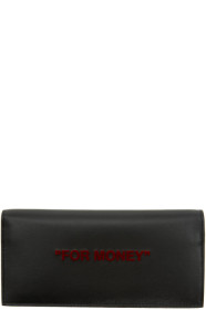 Off-White - Black Quote Yen Wallet