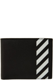 Off-White - SSENSE Exclusive Black Diag Bifold Wallet