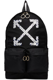 Off-White - Black Airport Tape Backpack