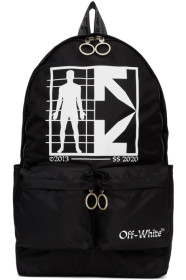 Off-White - Black Half Arrows Man Backpack