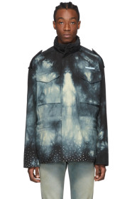Off-White - 黑色 New Field 扎染夹克
