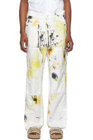 Off-White - 多色 Futura 联名 Abstract Carpenter 牛仔裤