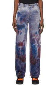 Off-White - Purple Reconstructed Carpenter Jeans