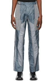 Off-White - Grey & Blue Technical Climbers Trousers