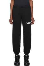 Off-White - Black Airport Tape Sweatpants
