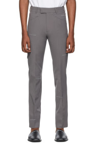 Off-White - Grey Ex President Trousers
