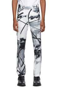 Off-White - White Futura Edition Spray Ex President Trousers
