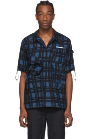 Off-White - Blue Check Voyager Short Sleeve Shirt