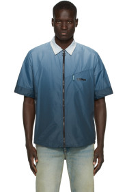 Off-White - ブルー グラディエント Rivel Trail シャツ