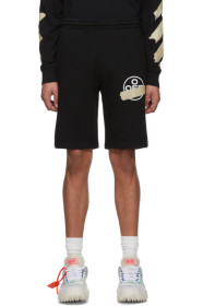 Off-White - Black Tape Arrows Sweat Shorts