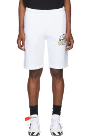 Off-White - White Tape Arrows Sweat Shorts