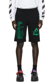 Off-White - Black Universal Key Sweat Shorts