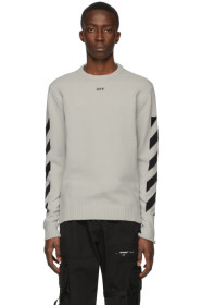Off-White - Grey Diag Sweater
