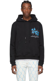 Off-White - 黑色 Fence Arrows Slim 连帽衫