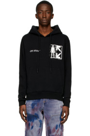 Off-White - Black Half Arrows Man Hoodie