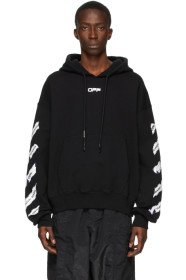 Off-White - Black Airport Tape Hoodie