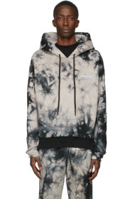 Off-White - Beige Tie-Dye Contour Hoodie