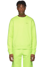 Off-White - Yellow Logo Sweatshirt