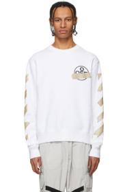 Off-White - White Tape Arrows Slim Crewneck