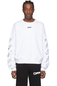 Off-White - 白色 Airport 贴带套头衫