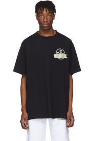 Off-White - ブラック テープ アロー T シャツ