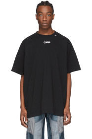 Off-White - ブラック Caravaggio アロー オーバー T シャツ