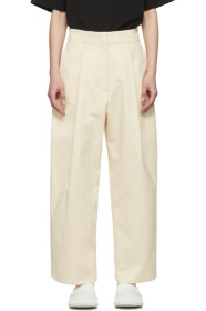 Studio Nicholson - Off-White Dordoni Volume Trousers