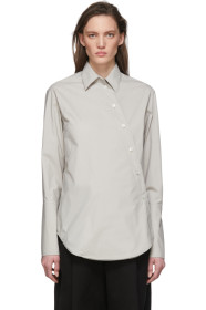 Studio Nicholson - Grey Cross Over Shirt