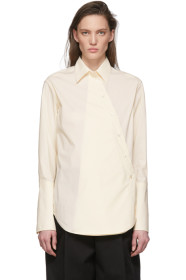 Studio Nicholson - Off-White Cross Over Shirt