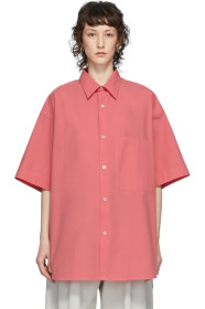 Studio Nicholson - Pink Oversized Sorono Shirt