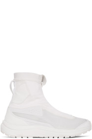 11 by Boris Bidjan Saberi - Baskets montantes blanches Bamba2 édition Salomon