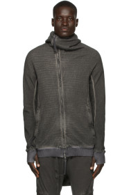 Boris Bidjan Saberi - グレー ジップアップ フーディ