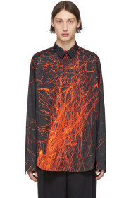 Johnlawrencesullivan - Chemise à manches longues noire Sparks