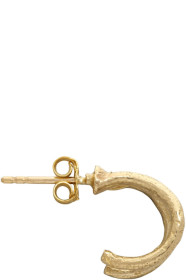 Pearls Before Swine - Gold Single Double Punk Earring