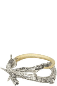 Pearls Before Swine - Silver & Gold Thorn Ring