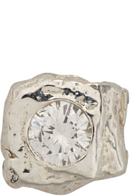 Pearls Before Swine - Silver Single Stud Earring