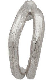 Pearls Before Swine - Silver Single Double Punk Earring