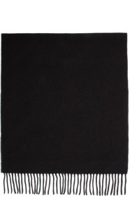 Won Hundred - Reversible Black & Grey Wool Vanessa Doubled Scarf