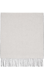 Won Hundred - Reversible Off-White & Grey Wool Vanessa Double Scarf