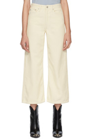 Won Hundred - White Corduroy Kiri Trousers