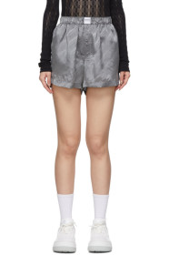 Eytys - Grey Quin Monogram Shorts